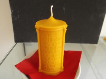 Vater unser Bienwachskerze aus reinem Bienenwachs direkt aus dem Bienenstock