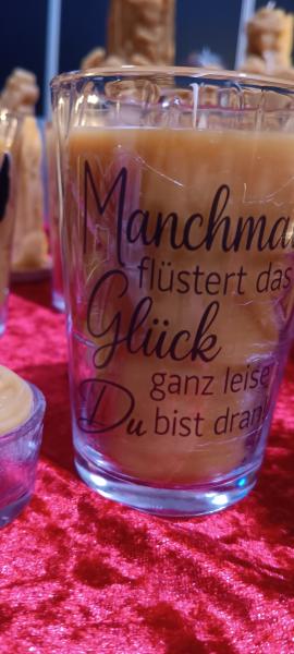 Kerzen mit Sprüchen